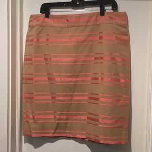 JCrew Factory striped skirt. Never been worn